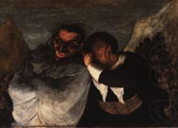Honore  Daumier Crispin and Scapin china oil painting image